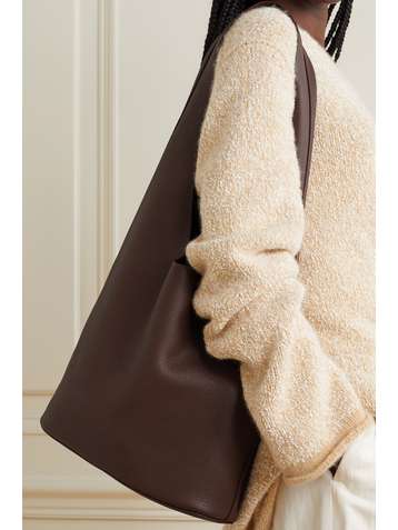 THE ROW Bindle Three textured-leather shoulder bag
