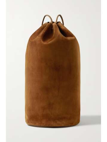 THE ROW Massimo suede backpack