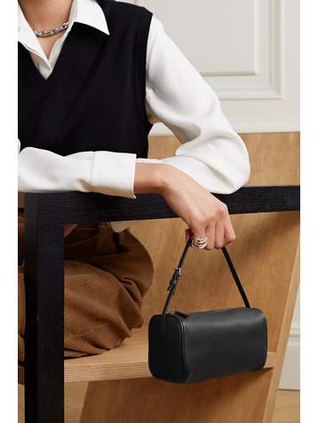 THE ROW Sac à main en cuir texturé 90s Small