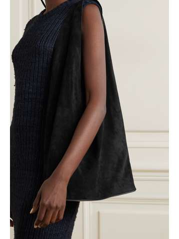 THE ROW Bindle Three suede shoulder bag