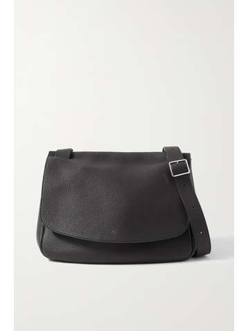 THE ROW Sac porté épaule en cuir texturé Mail Small