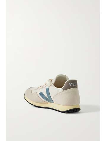 VEJA SDU rubber-trimmed vegan suede and recycled mesh sneakers