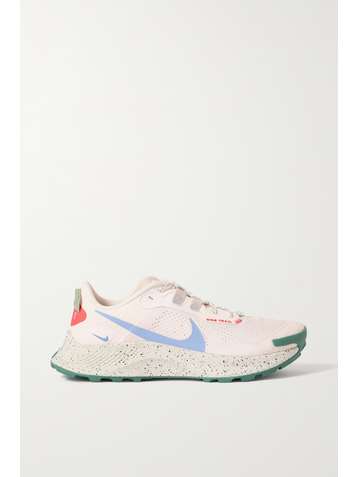 NIKE Pegasus Trail 3 rubber-trimmed mesh sneakers