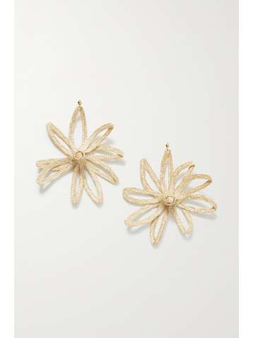 CULT GAIA Lani woven straw earrings