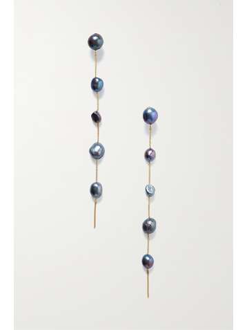 CULT GAIA Atum gold-tone pearl earrings