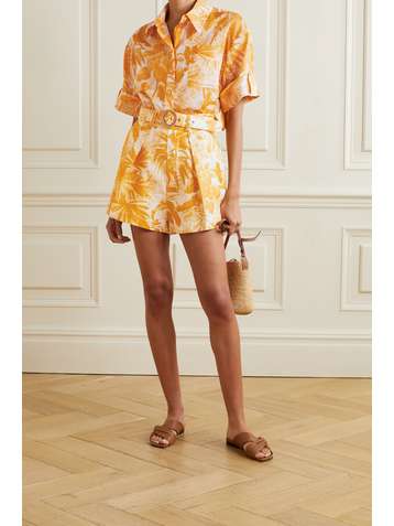 ZIMMERMANN Chemise en gaze de coton imprimée Mae