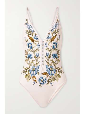 ZIMMERMANN Maillot de bain à imprimé fleuri Aliane