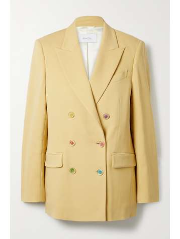 RACIL Cambridge double-breasted wool-blend twill blazer