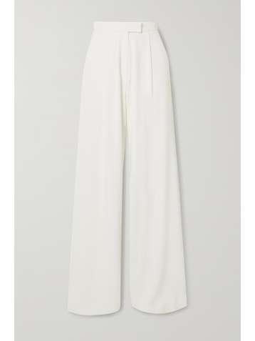 ALEX PERRY Aria satin-crepe wide-leg pants