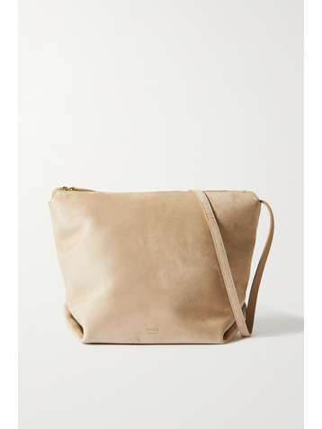 KHAITE Sac porté épaule en daim Frances