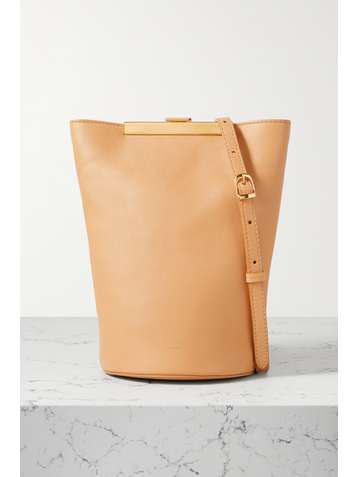 KHAITE Sac porté épaule en cuir Etta