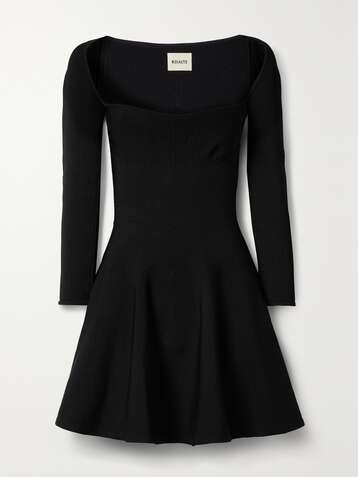 KHAITE Dylan stretch-knit mini dress