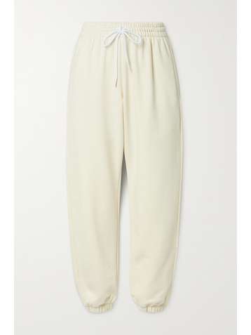WARDROBE.NYC Cotton-jersey track pants
