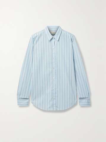 NILI LOTAN Libby striped cotton shirt