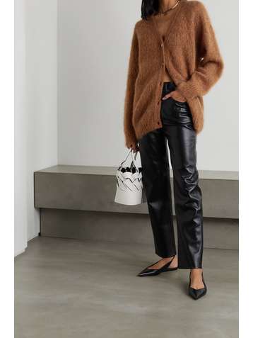 ERDEM Cardigan en mohair mélangé à cristaux Marcilly