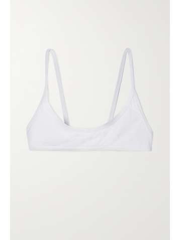THE ATTICO Ribbed bikini top