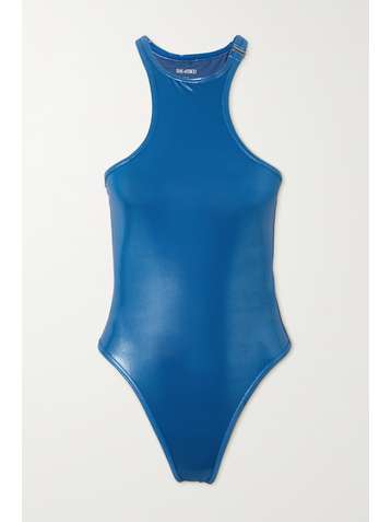 THE ATTICO Metallic swimsuit