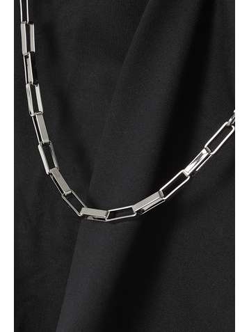 THE ATTICO Chain-embellished cutout swimsuit