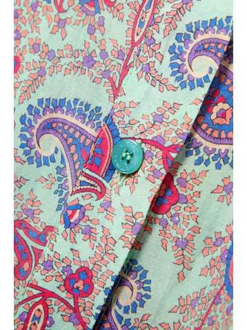 ETRO California printed cotton and silk-blend voile shirt dress