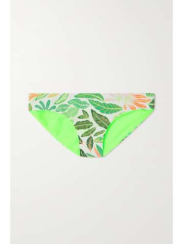 SOLID & STRIPED The Elle reversible printed bikini briefs