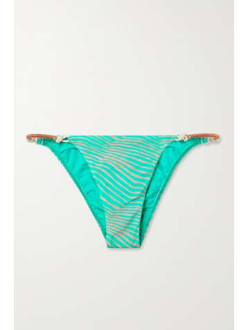VIX Elis striped bikini briefs