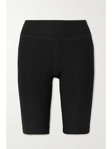 LESLIE AMON Shorts aus Rippstrick