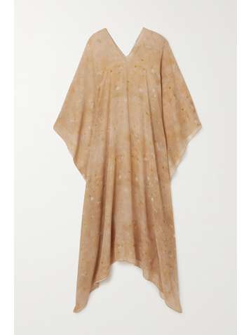 CORTANA + NET SUSTAIN Kaftan aus bedruckter Seide
