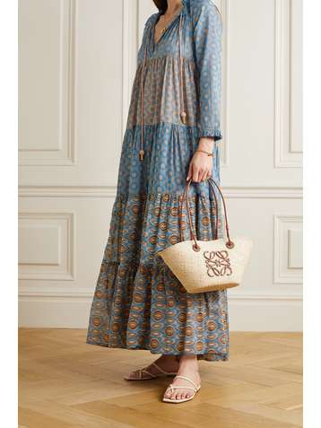 YVONNE S Hippy tiered printed cotton-voile maxi dress