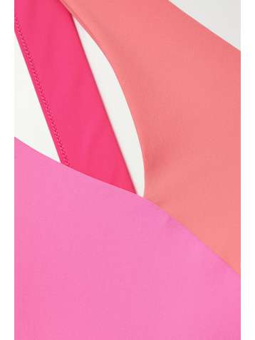 AGENT PROVOCATEUR Izaro cutout color-block bikini top