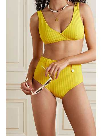 SOLID & STRIPED The Annie ribbed bikini top