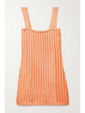 SOLID & STRIPED The Ryan open-knit mini dress