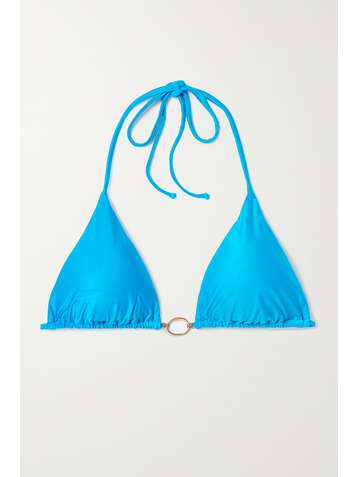 VIX Amalfi embellished triangle halterneck bikini top