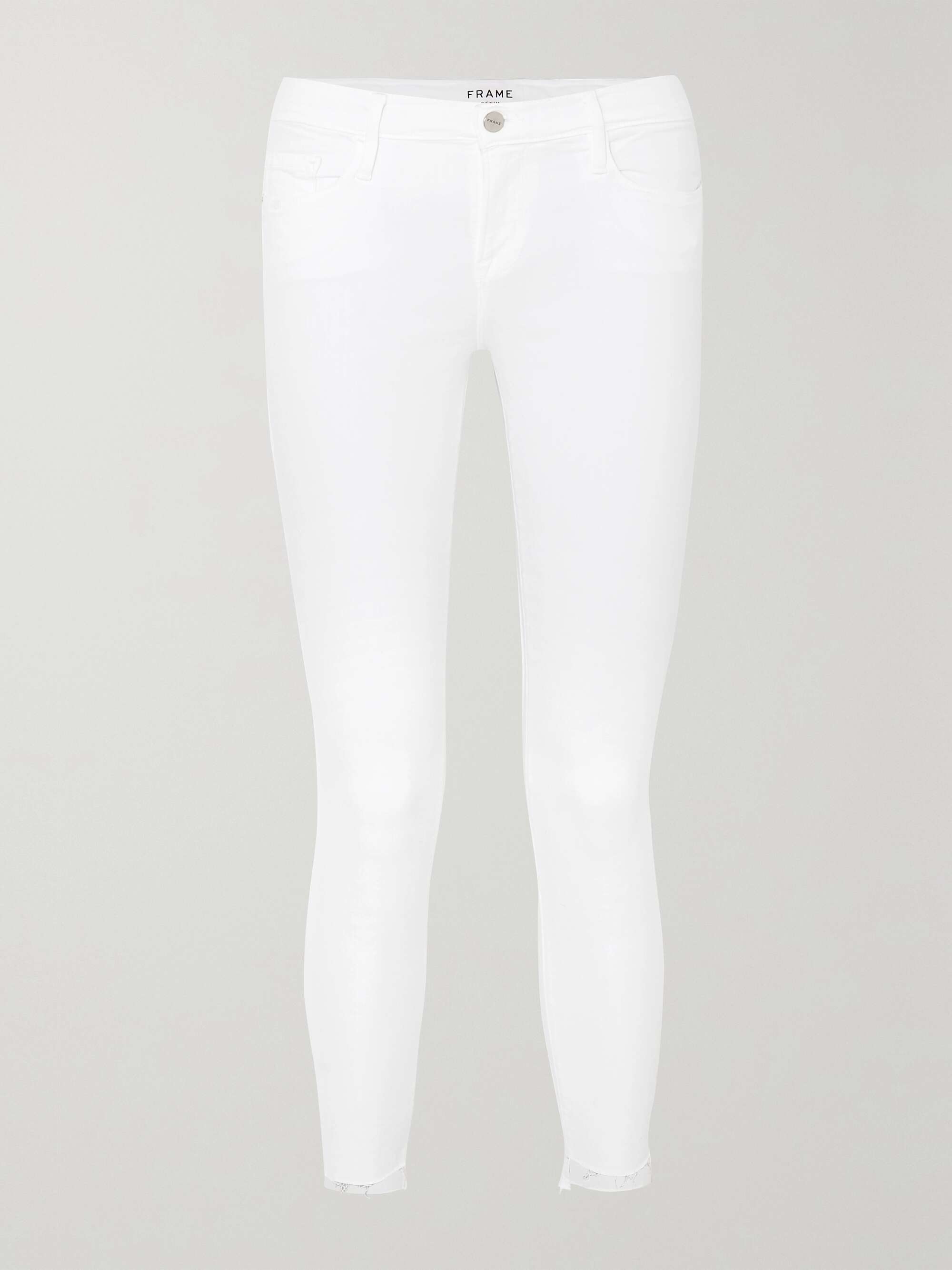 Jeanne Raw Stagger mid-rise jeans 
