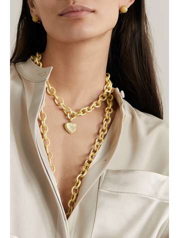 CAROLINA BUCCI Florentine 18-karat gold necklace