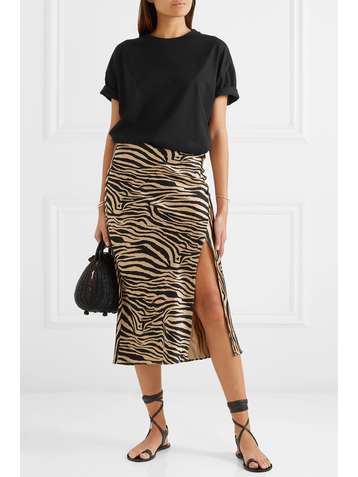 NINETY PERCENT Faye oversized organic cotton-jersey T-shirt