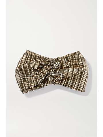 GUCCI Twisted lamé headband