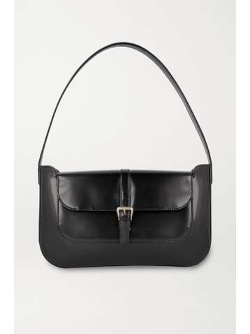 BY FAR Miranda patent-leather shoulder bag