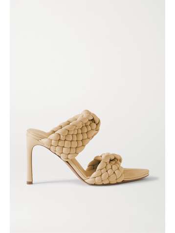BOTTEGA VENETA Intrecciato quilted leather mules