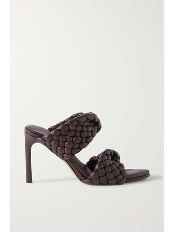 BOTTEGA VENETA Intrecciato quilted leather mules