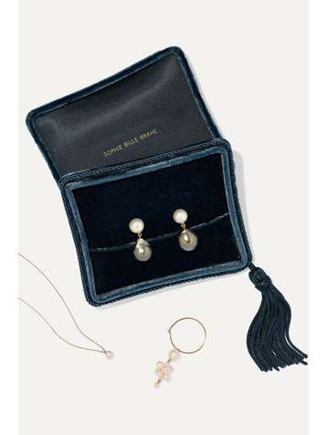 SOPHIE BILLE BRAHE Velvet jewelry box