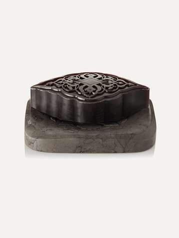 SENTEURS D'ORIENT + NET SUSTAIN Amber Ma'amoul Soap with Marble Dish, 285g