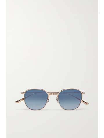 THE ROW + Oliver Peoples Board Meeting square-frame titanium sunglasses