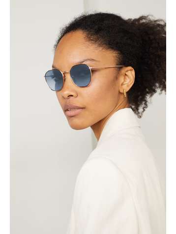THE ROW + Oliver Peoples Board Meeting square-frame titanium sunglasses