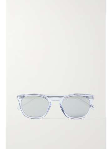 SAINT LAURENT D-frame acetate mirrored sunglasses
