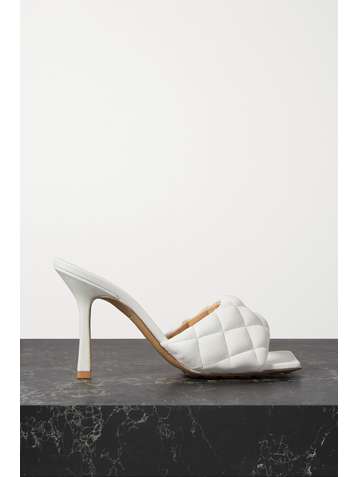 BOTTEGA VENETA Quilted leather mules