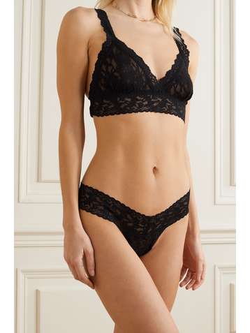 HANKY PANKY + NET SUSTAIN Signature Set aus drei Strings aus Stretch-Spitze