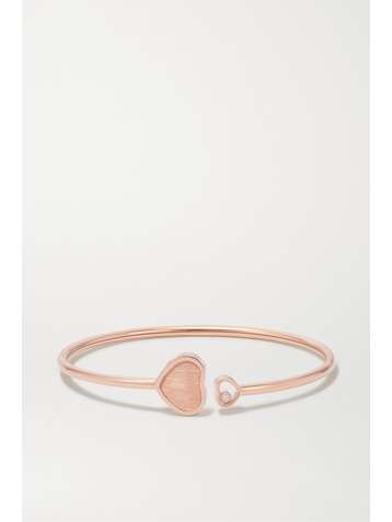 CHOPARD + 007 Happy Hearts Golden Hearts Armspange aus 18 Karat Roségold mit Diamant