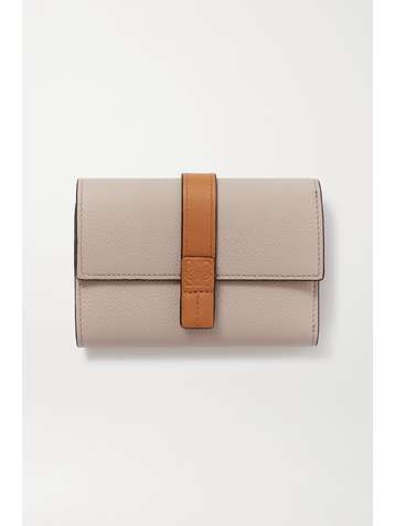 LOEWE Textured-leather wallet