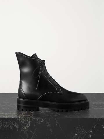 ALAÏA Bottines en cuir à clous