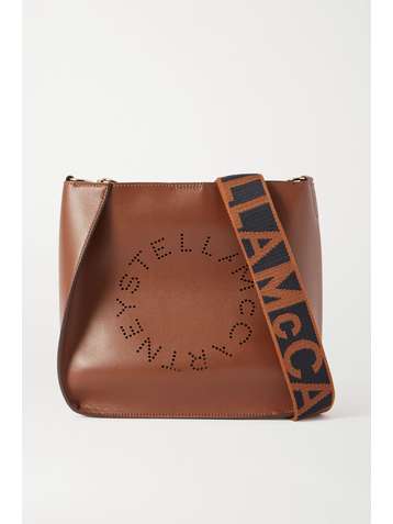 STELLA MCCARTNEY Perforated vegetarian leather shoulder bag